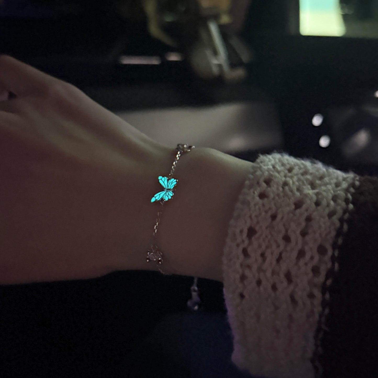 Droomlicht Vlinderarmband