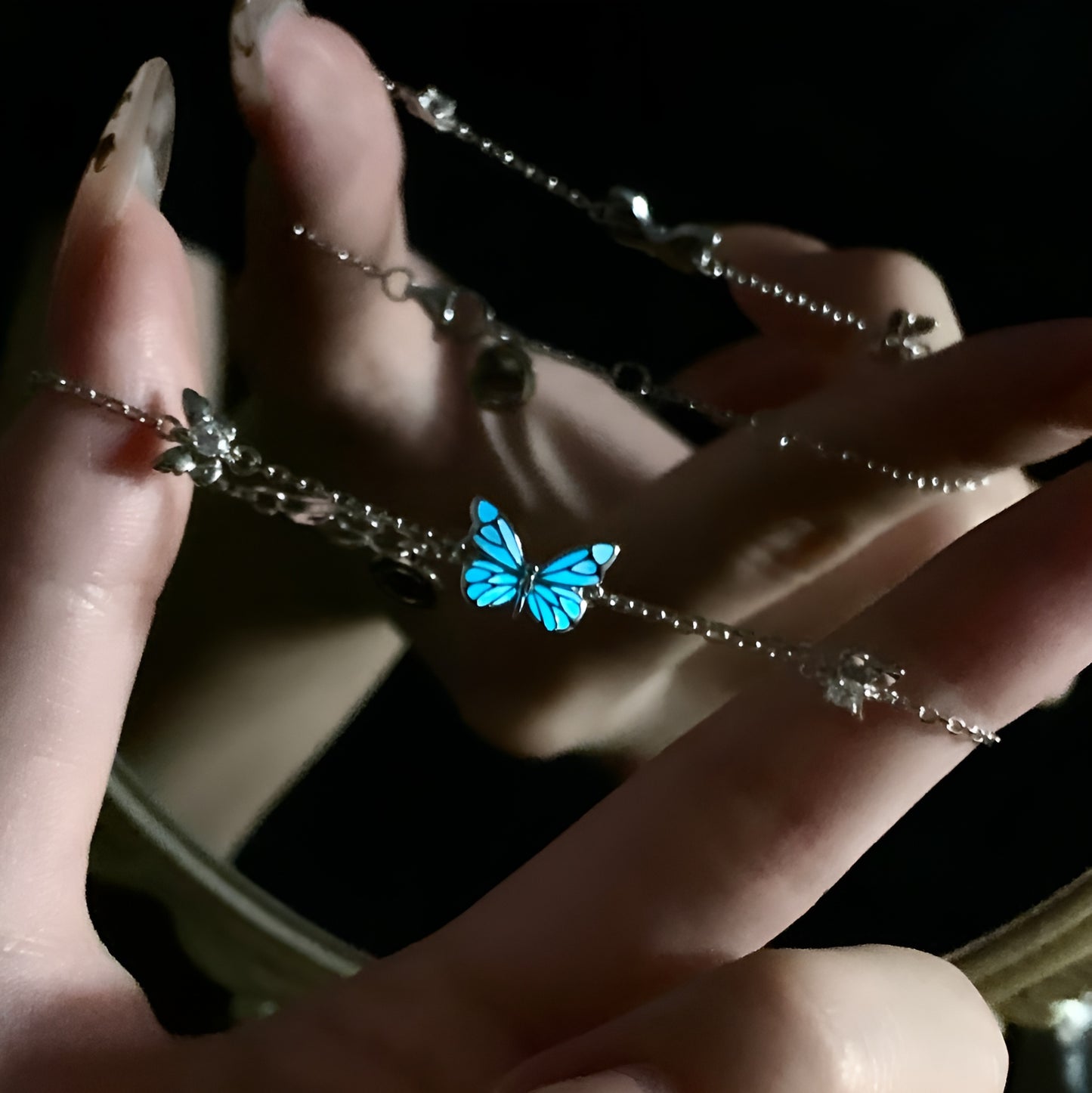 Droomlicht Vlinderarmband