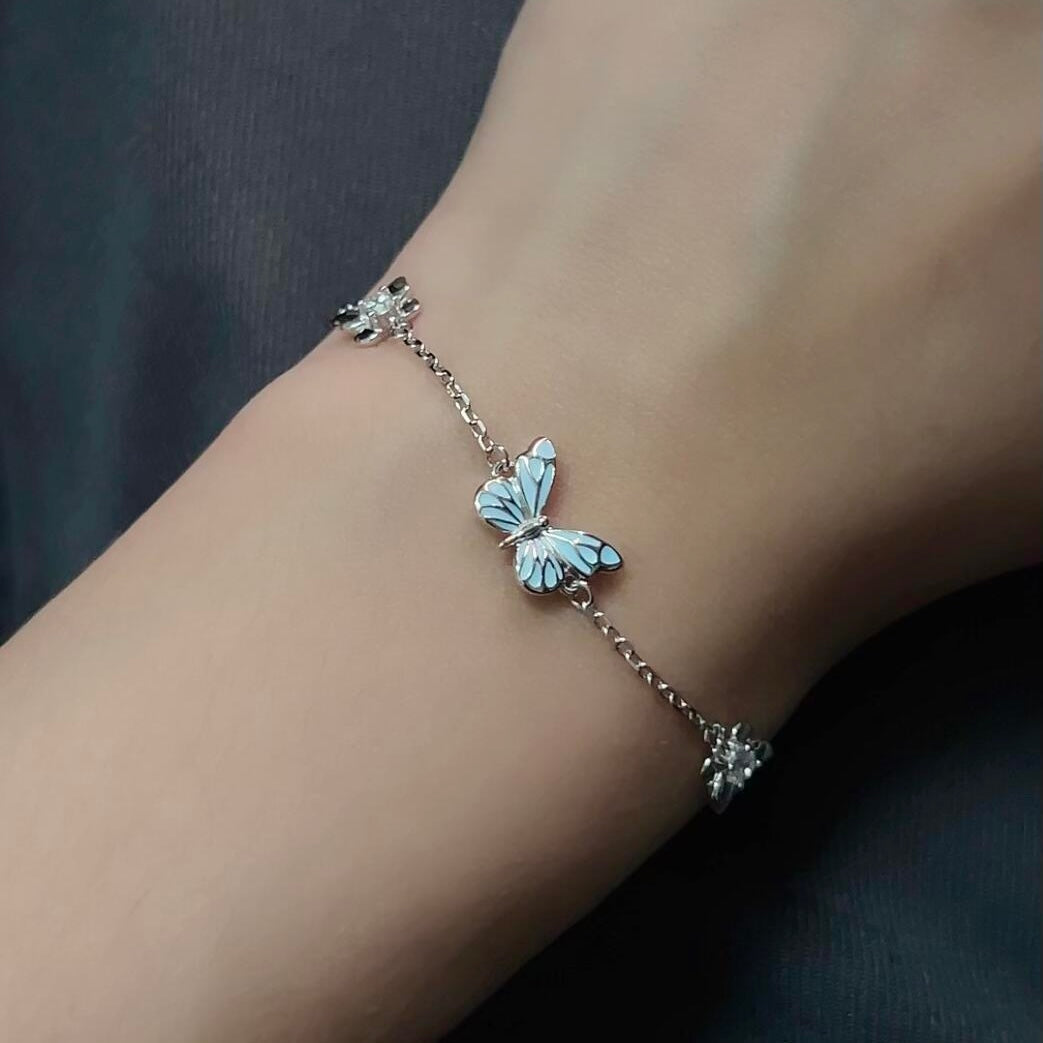 Droomlicht Vlinderarmband