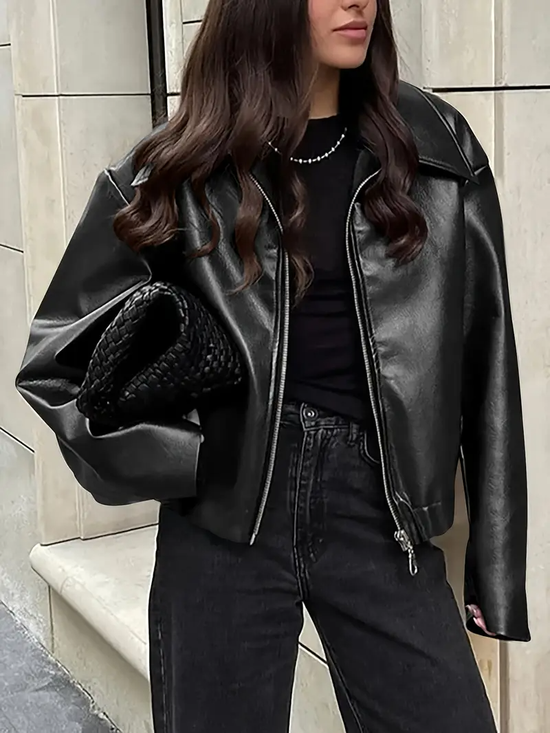 Ruby | burgundy leren jas
