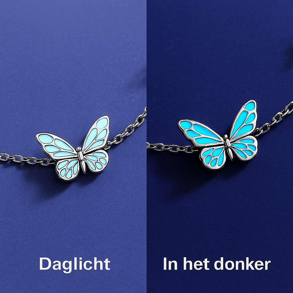 Droomlicht Vlinderarmband