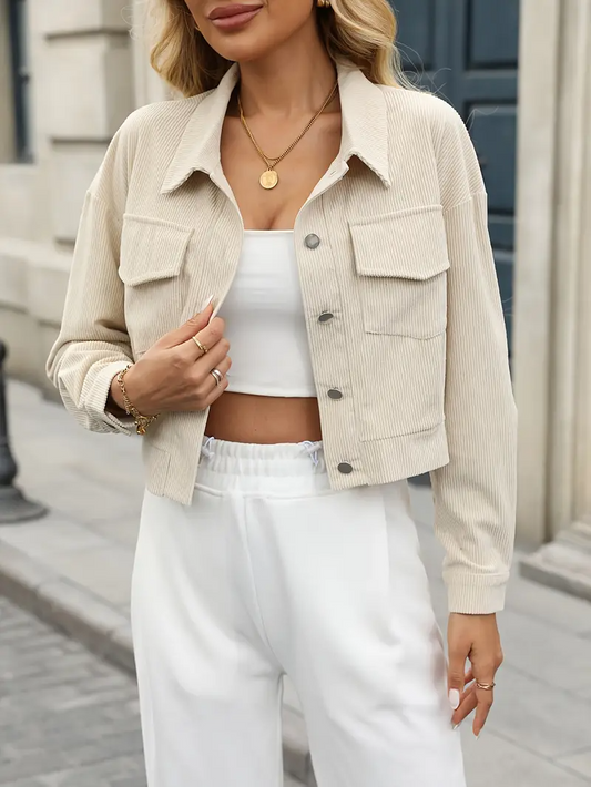 corduroy cropped jasje