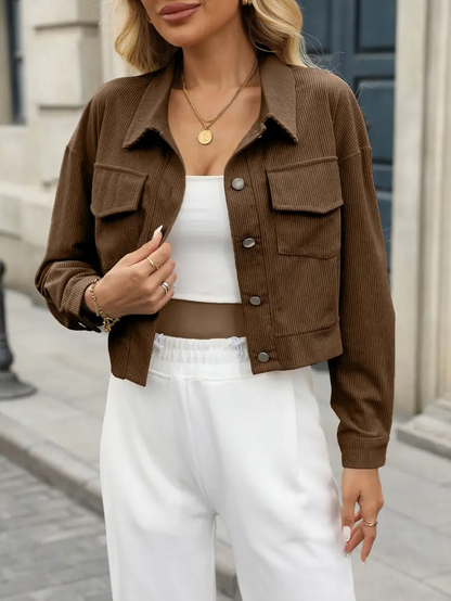 corduroy cropped jasje