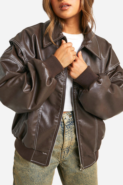 Urban Luxe™ |  Oversized  Bomber